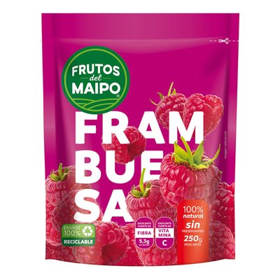 FRUTOS DEL MAIPO - Frambuesa Entera - 250 GR