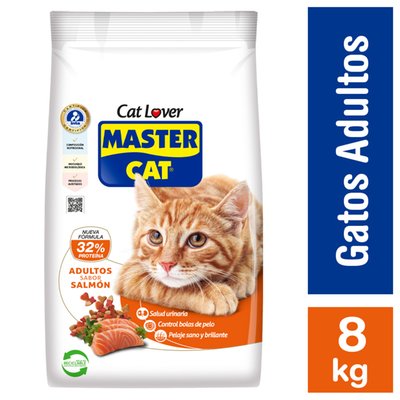 MASTER CAT - Alimento Salmón Sardina - 8 KG