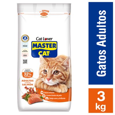 MASTER CAT - Alimento Para Gatos Salmón Sardina - 3 kg