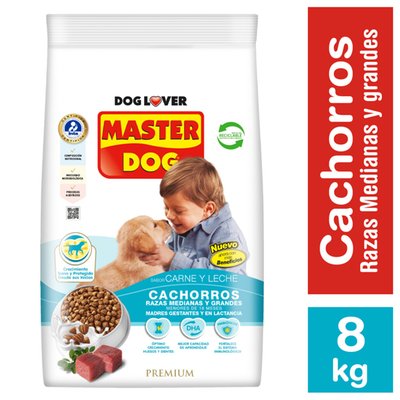 MASTER DOG - Alimento para Perro Leche - 8 KG