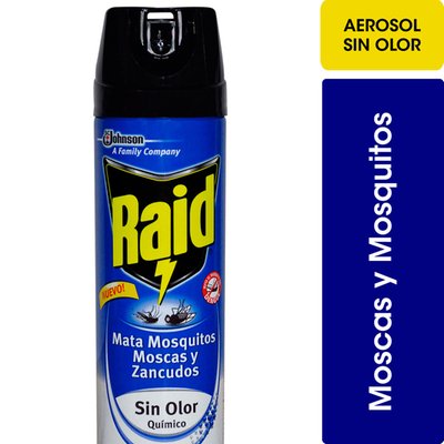 RAID - Insecticidas Spray Mosquito Mosca - 360 ML