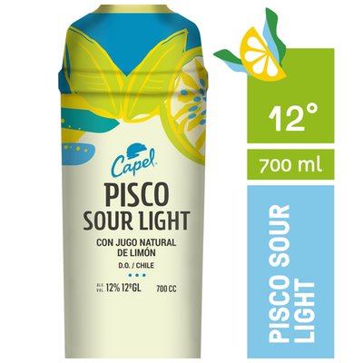 CAPEL - Pisco Sour Light Limón 12° - 700 CC