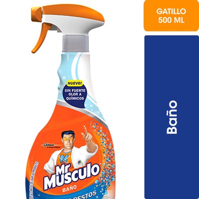 MR MUSCULO - Limpiador Líquido Baño con Atomizador - 500 ML