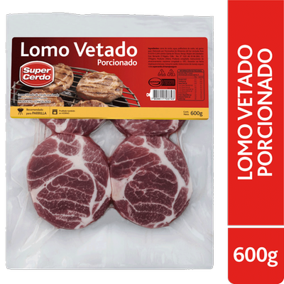 SUPER CERDO - Lomo Vetado - 600 GR