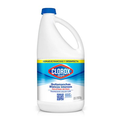 CLOROX - Cloro Botella Blanco Intenso - 1900 GR