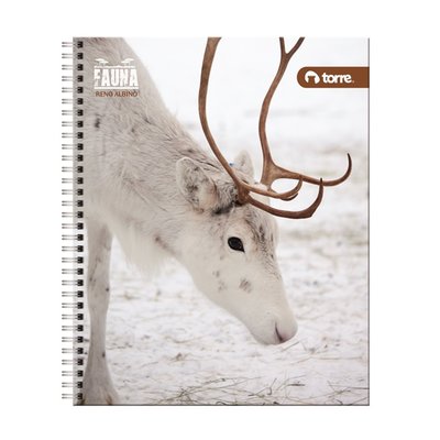TORRE - Cuaderno Universitario Fauna Mat 7 mm 100 Hojas