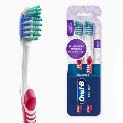 CEPILLO DENTAL ADVANTAGE 2X1 ORAL B | Tottus Chile