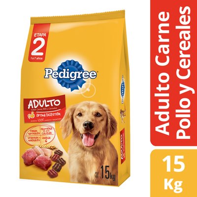PEDIGREE - Alimento para Perro Carne Pollo - 15 KG