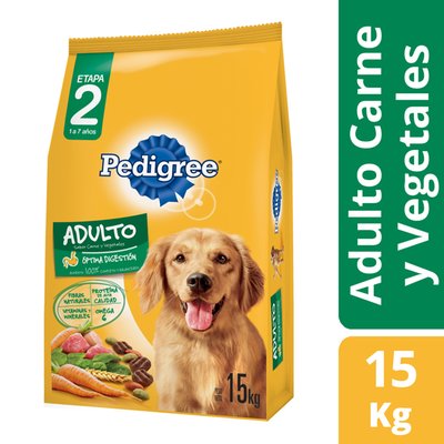 PEDIGREE - Alimento Para Perro Carne Vegetal - 15 KG