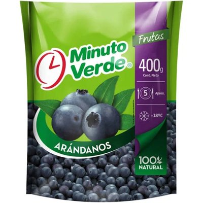 MINUTO VERDE - Fruta Congelada Arándanos - 400 GR