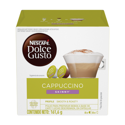 DOLCE GUSTO - Café Cappuccino Skinny 16 Cápsulas - 162 GR