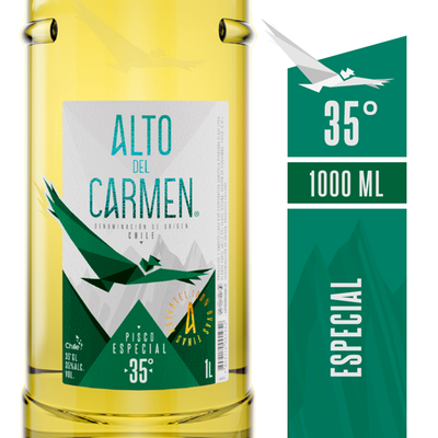 ALTO DEL CARMEN - Pisco Alto del Carmen Especial 35° - 1 lt