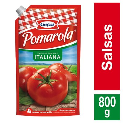 CAROZZI - Salsa de Tomate Pomarola Italiana - 800 gr
