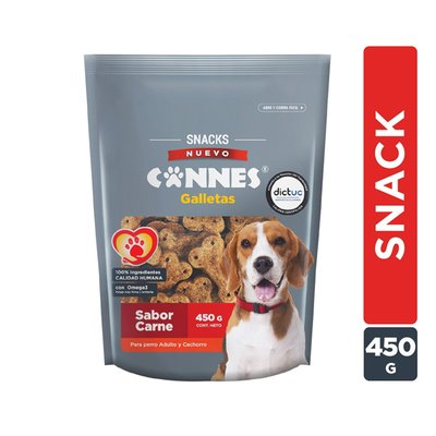 CANNES - Galleta para Perro Carne - 450 g