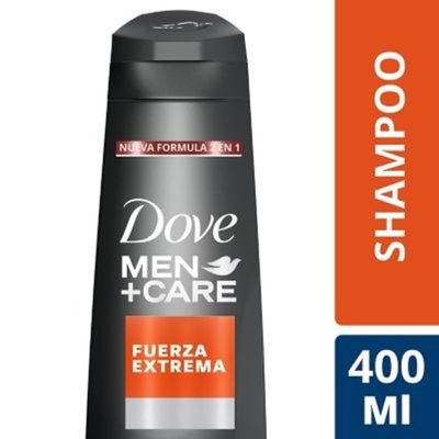 DOVE - Shampoo 2 en 1 Fuerza Extrema - 400 ML