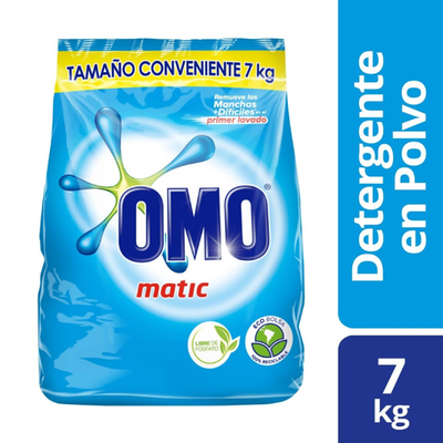 OMO - Detergente Bolsa en Polvo Multiacción - 7 KG