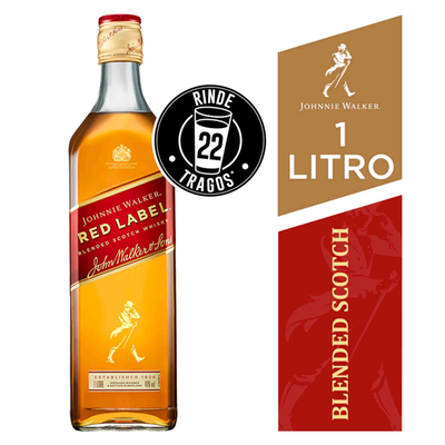JOHNNIE WALKER - Whisky Red Label 40º - 1 LT