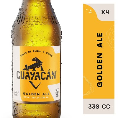 GUAYACAN - Pack Cerveza Golden Ale - 4 UN X 330 CC