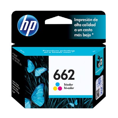 HP - Cartucho original de tinta tricolor 662 ADVANTAGE