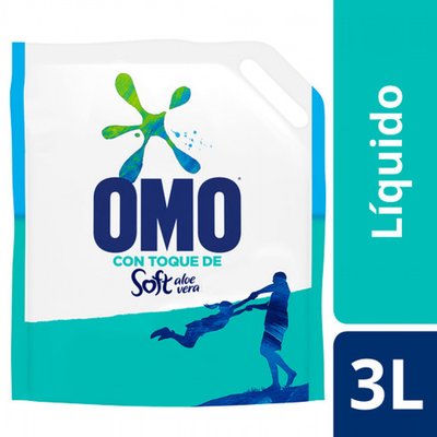 OMO - Detergente Líquido Soft Aloe Vera Doypack - 3 LT