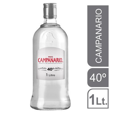 CAMPANARIO - Pisco Campanario Blanco 40° - 1 lt
