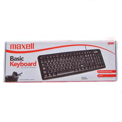 MAXELL - Teclado Básico Negro KB90