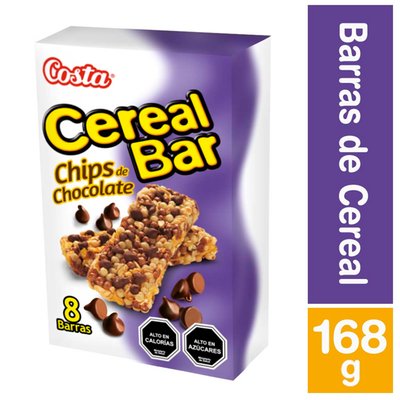COSTA - Cerealbar Chips - 8 UN X 21 GR