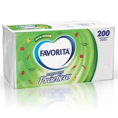 FAVORITA - Servilleta Práctica - 200 UN