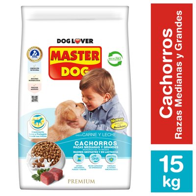 MASTER DOG - Alimento Perro Cachorro - 15 KG