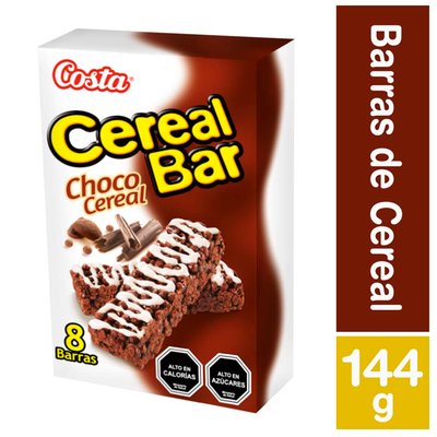 COSTA - Cerealbar Chococereal - 8 UN X 18 GR