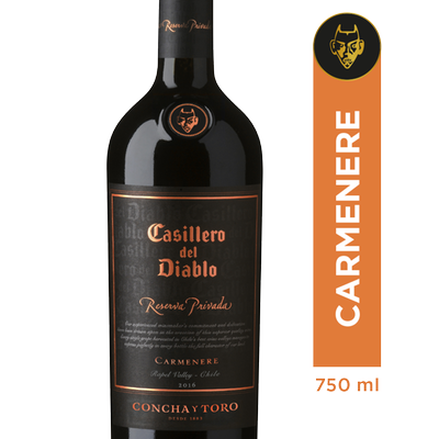 CASILLERO DEL DIABLO - Vino Tinto Carmenere Reserva - 750 cc
