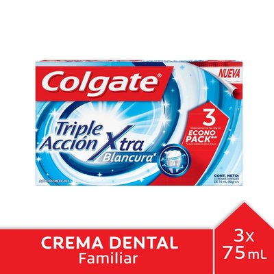 COLGATE - Pasta Dental Triple Acción Extra Blanco