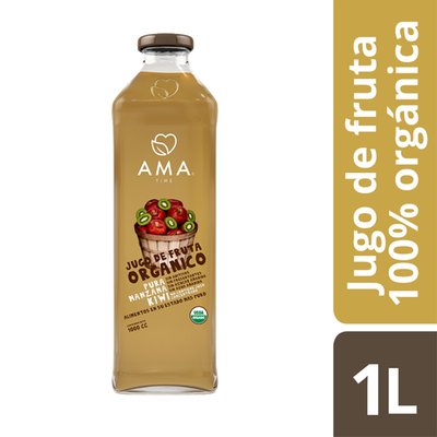 AMA - Jugo Manzana Kiwi Organico - 1 LT