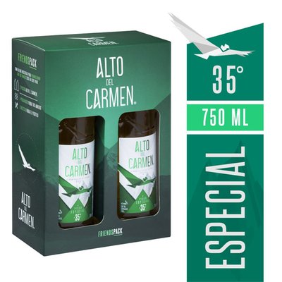 ALTO DEL CARMEN - Pack Pisco Alto Del Carmen 35° Gl - 750 ml