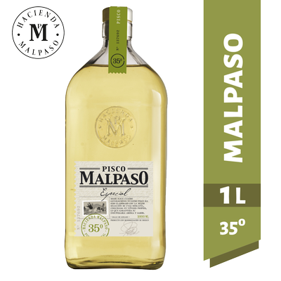 MAL PASO - Pisco Mal Paso 35° Gl - 1 lt