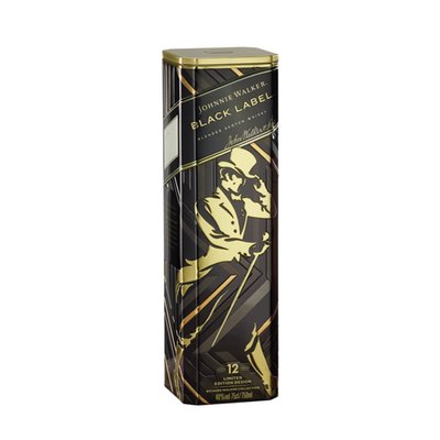 JOHNNIE WALKER - Whisky Johnnie Walker Black Tin Box 40° Gl - 750 ml