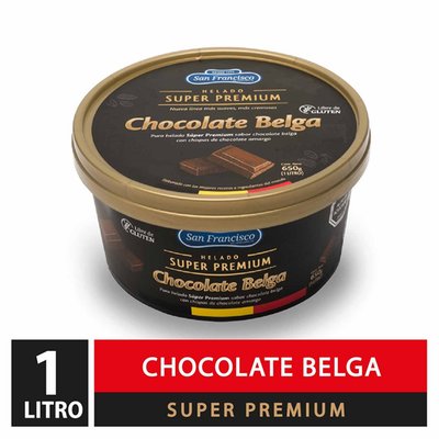 SAN FRANCISCO - Helado Chocolate Belga - 1 LT