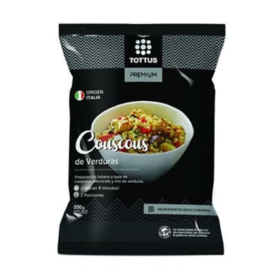 TOTTUS - Cous Cous de Verduras Congelado - 500 GR