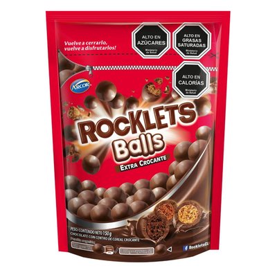 ARCOR - Chocolate Leche Crocante Rock Balls - 150 g