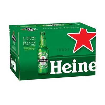 HEINEKEN - Pack Cerveza Lager - 24 x 330 cc