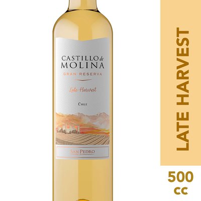 CASTILLO DE MOLINA - Vino Blanco Late Harvest Gran Reserva - 500 cc