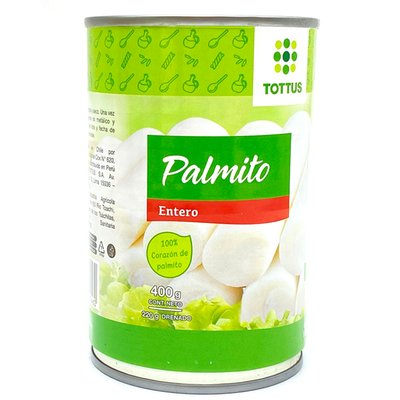 TOTTUS - Palmitos Enteros - 400 GR