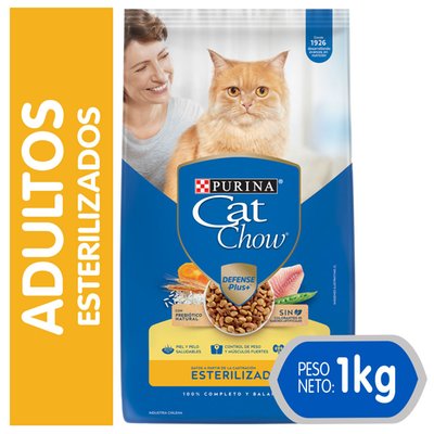 CAT CHOW - Alimento Gato Esterilizado 1 Kg - 1 kg
