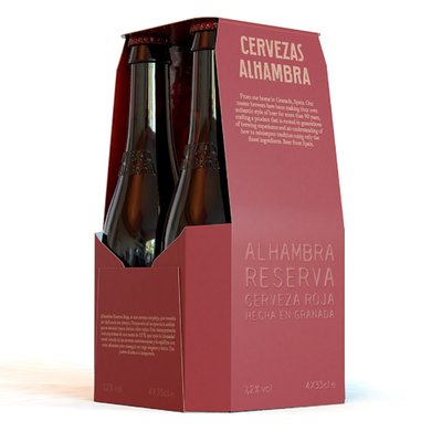 ALHAMBRA - Pack Cerveza Alhambra  Lager - Pack 4 x 330 CC