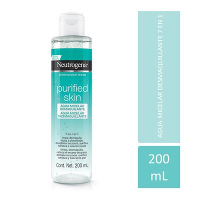 NEUTROGENA - Agua Micelar Purified Skin 7 en 1 - 200 ML