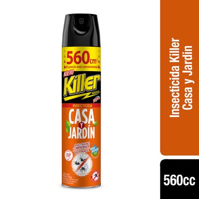 KILLER - Insecticidas Spray Casa Jardín - 560 GR