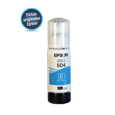 EPSON - Tinta T504 Cyan Ink C13T03N22A Epson