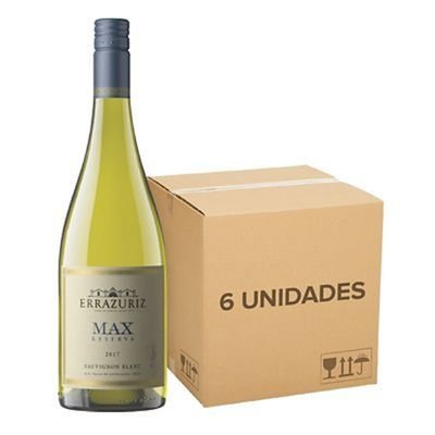 ERRAZURIZ - Caja de vino max reserva sauvignon blanc - 6 UN X 750 ML