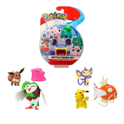 POKEMON - Pack 3 Figuras de 5 A 8 cm Pokemon Surtido