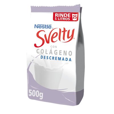 SVELTY - Leche en Polvo con Colágeno Sin Lactosa - 500 GR